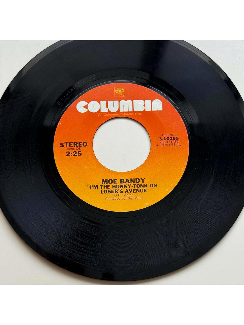 Moe Bandy - I'm the Honky-Tonk on Loser's Avenue 45rpm VG+ R22